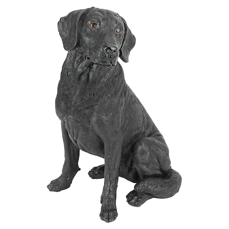 Design Toscano Black Labrador Retriever Dog Statue QL156176